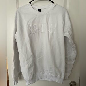 White 'Bride' Sweatshirt